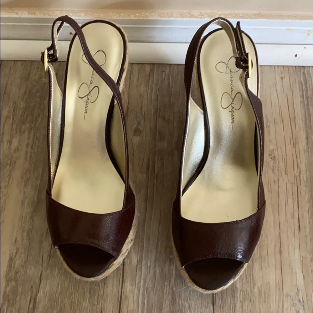 Jessica Simpson Open-Toe Wedges